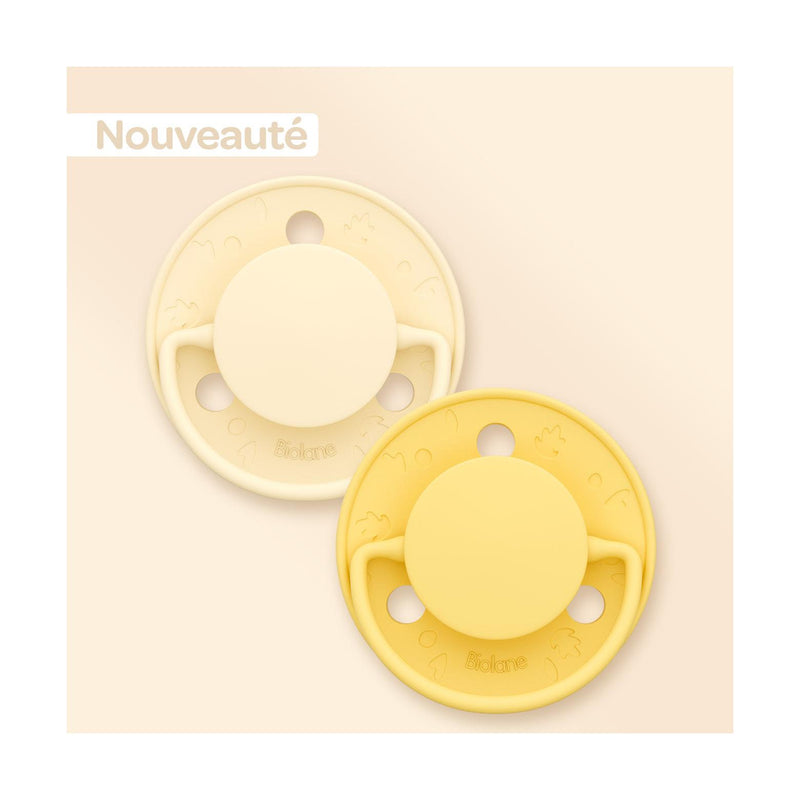 Lot De 2 Sucettes Rondes +6 Mois