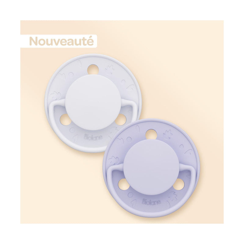 Lot De 2 Sucettes Rondes +6 Mois