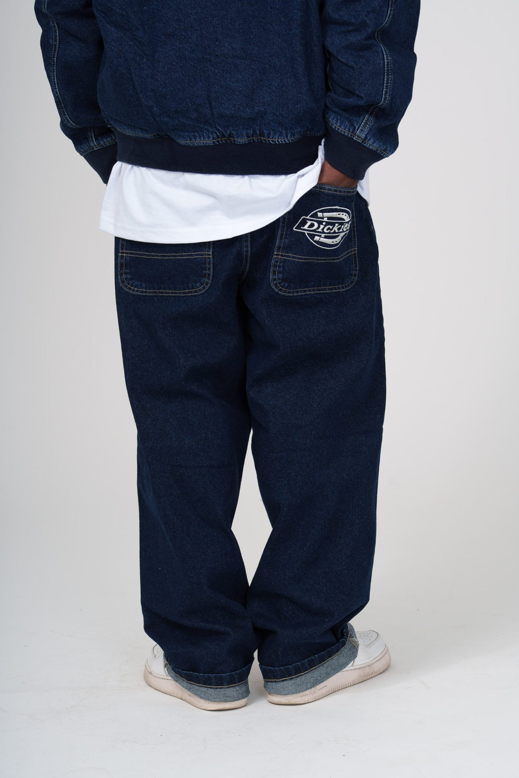 Dickies Hilham - Dk0A87Nk0Dd1-Dark Indigo - Jeans Dritti - Dark Indigo