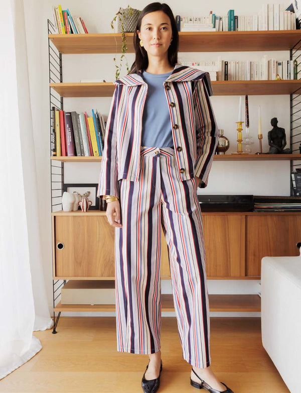 Bary Striped Jeans
