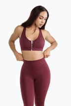 Sujetador deportivo Zip Tech - Redstone
