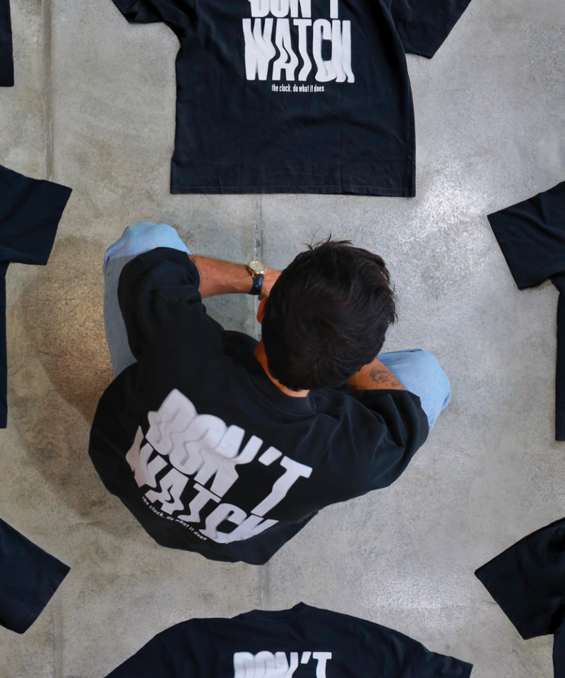T-Shirt Don'T Watch - Black