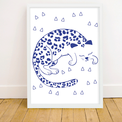 Leo - Affiche Phosphorescente