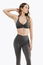 Reggiseno sportivo Twist - Smoke