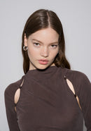 Robe Longue Antonia - Chestnut
