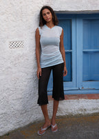 Robe Tricot à Capuche - Bleu