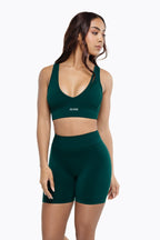 Reggiseno sportivo Crossed Back - Deep Mist