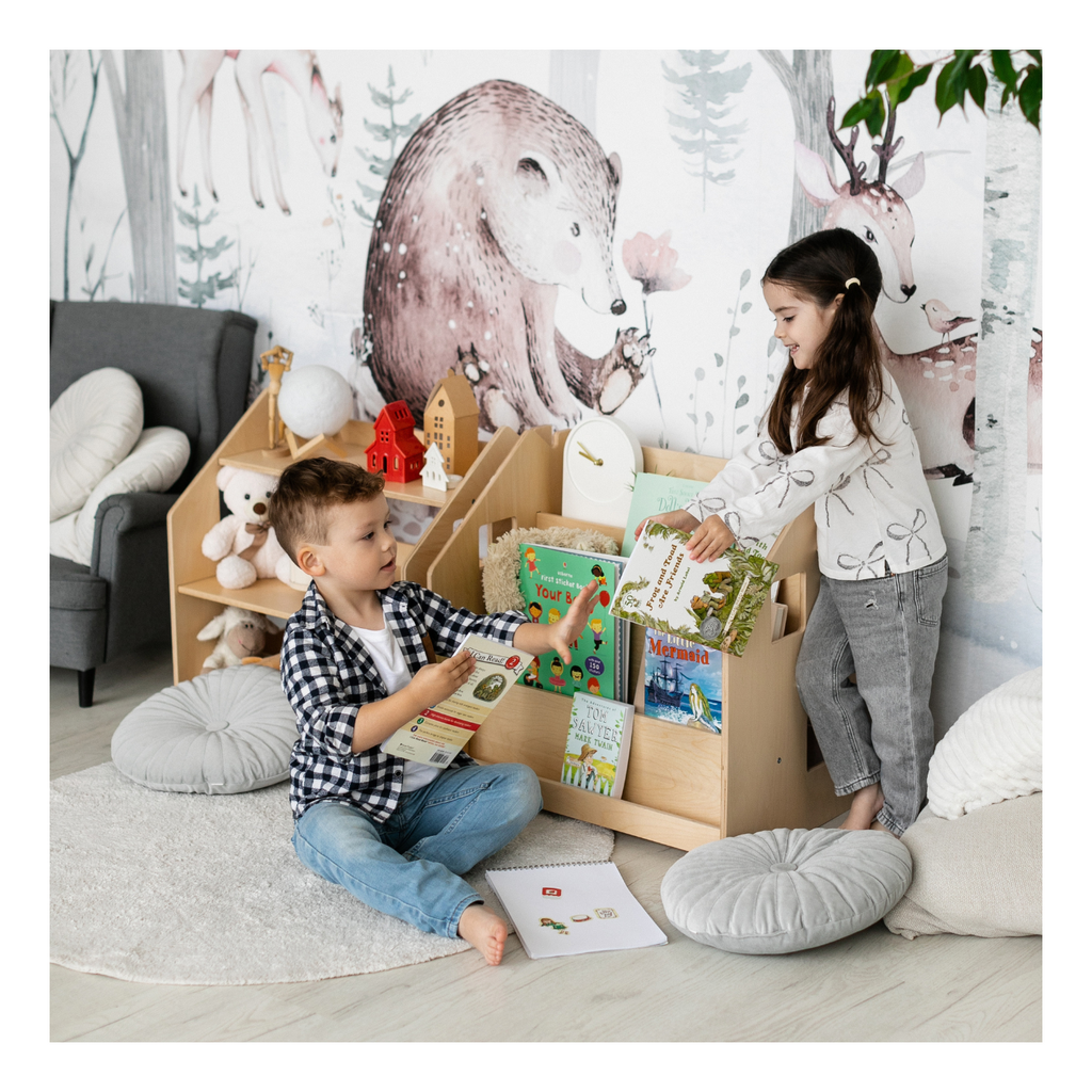 Bibliothèque & Étagère À Jouets Duo – Édition Limitée