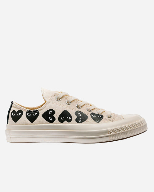 Comme Des Garçon Play - Cdg Play X Converse Chuck 70 Low Multi Heart White