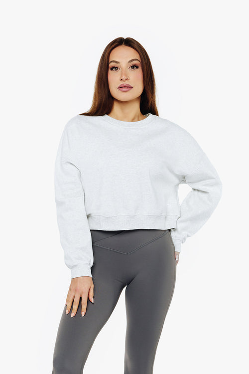 Sweatshirt Fleece - Silver Mist