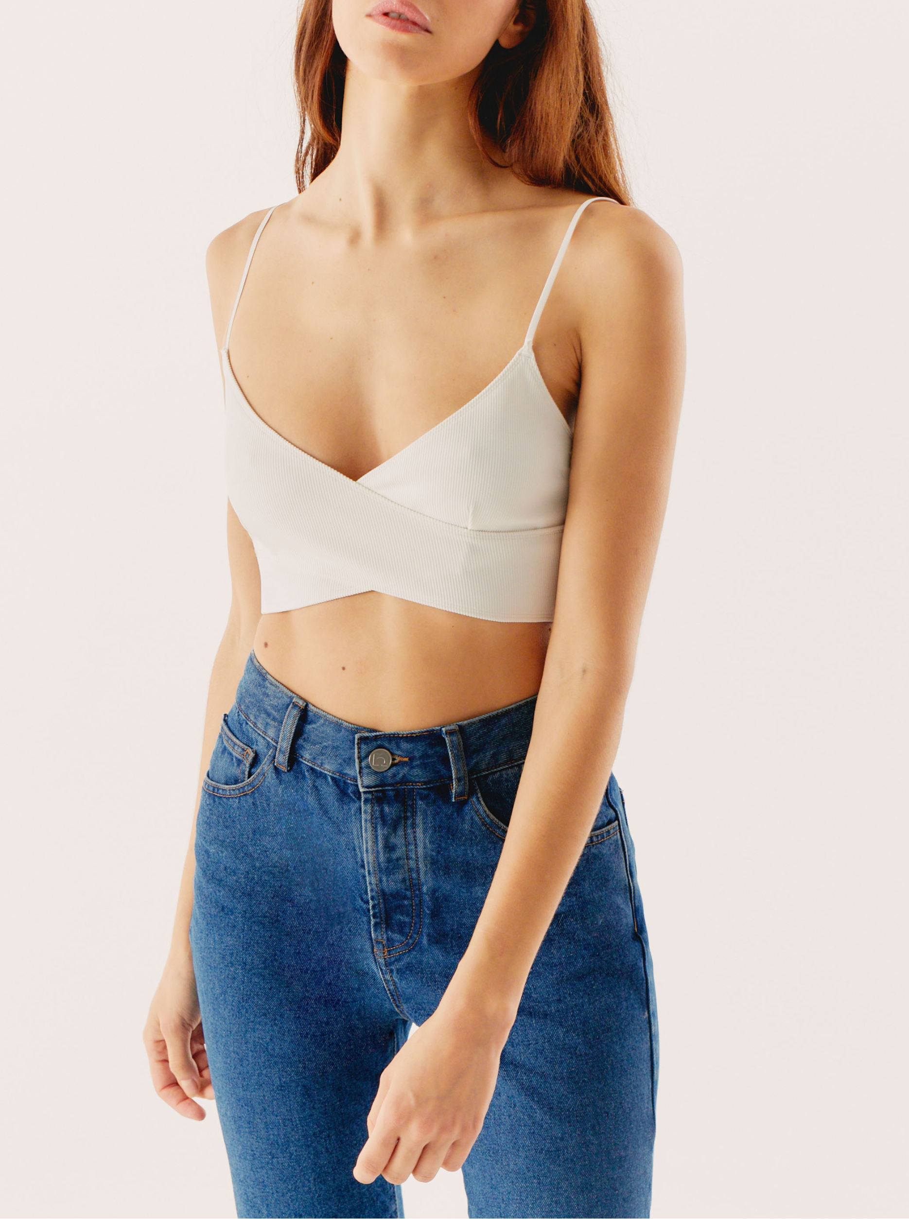 Brassière Crossed White Croisée