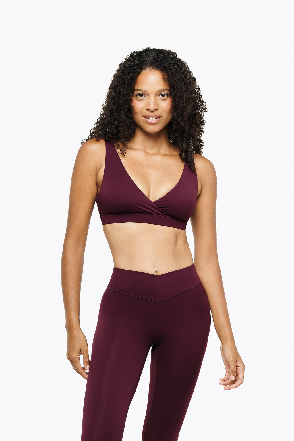 Reggiseno sportivo Crossed - Deep Purple
