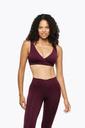 Reggiseno sportivo Crossed - Deep Purple