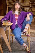 Laure Cardigan - Violet