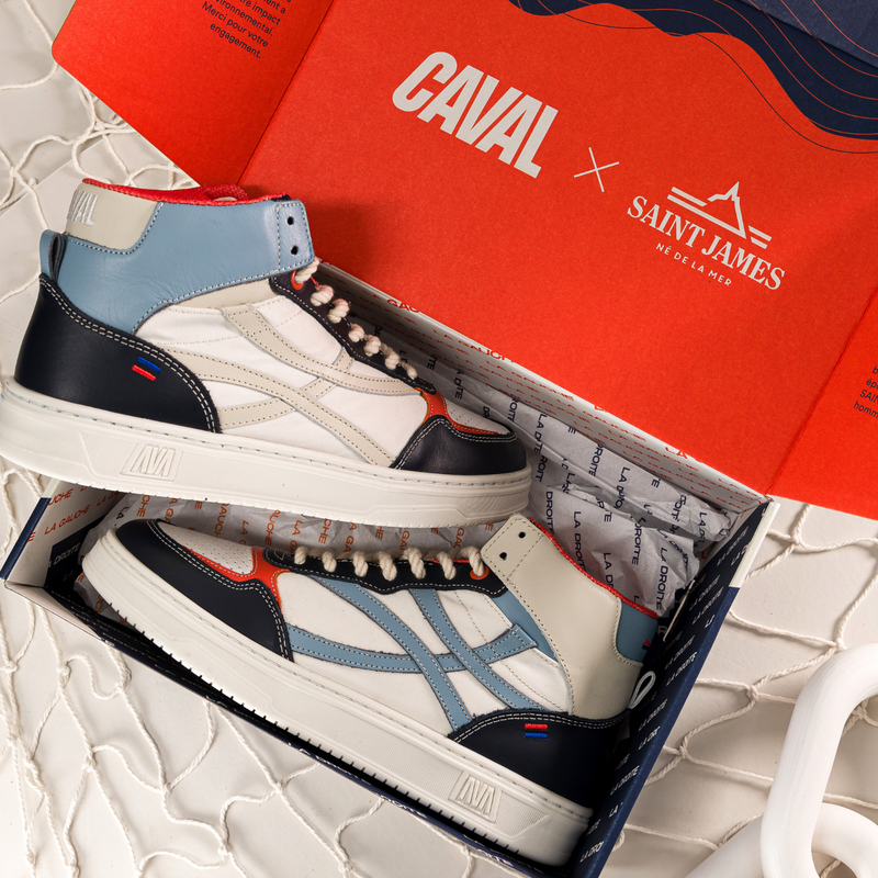 Baskets CAVAL x Saint James - Mid