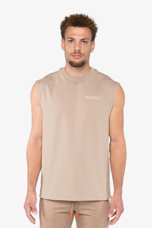 Cut Off Active Terry - Sandstone