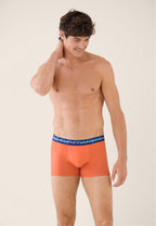 Boxer Redoutable In Cotone - Arancione Corallo