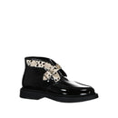 Bottes - Saint Laurent Leather And Fur  - Black