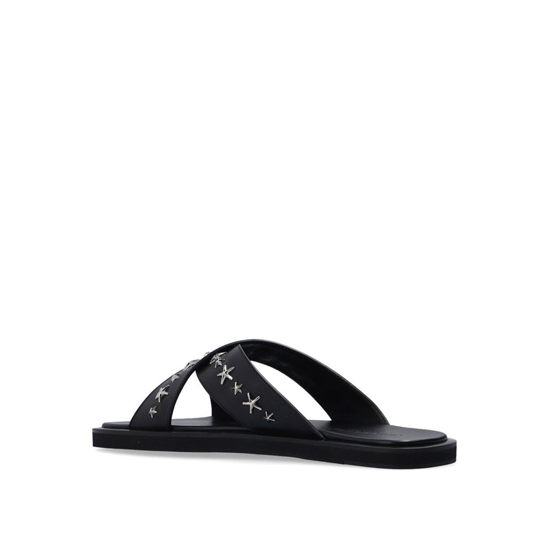 Sandales - Jimmy Choo Palmo Leather - Black