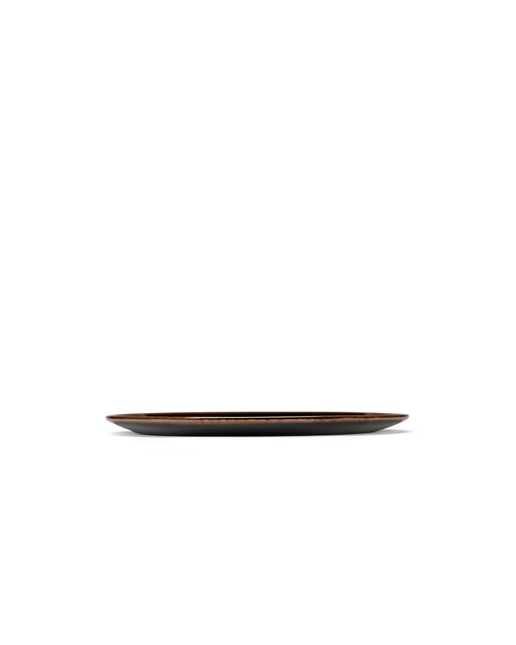 Out Of Lines - Lot De 2 Assiettes - L - Grès - Noir Brun