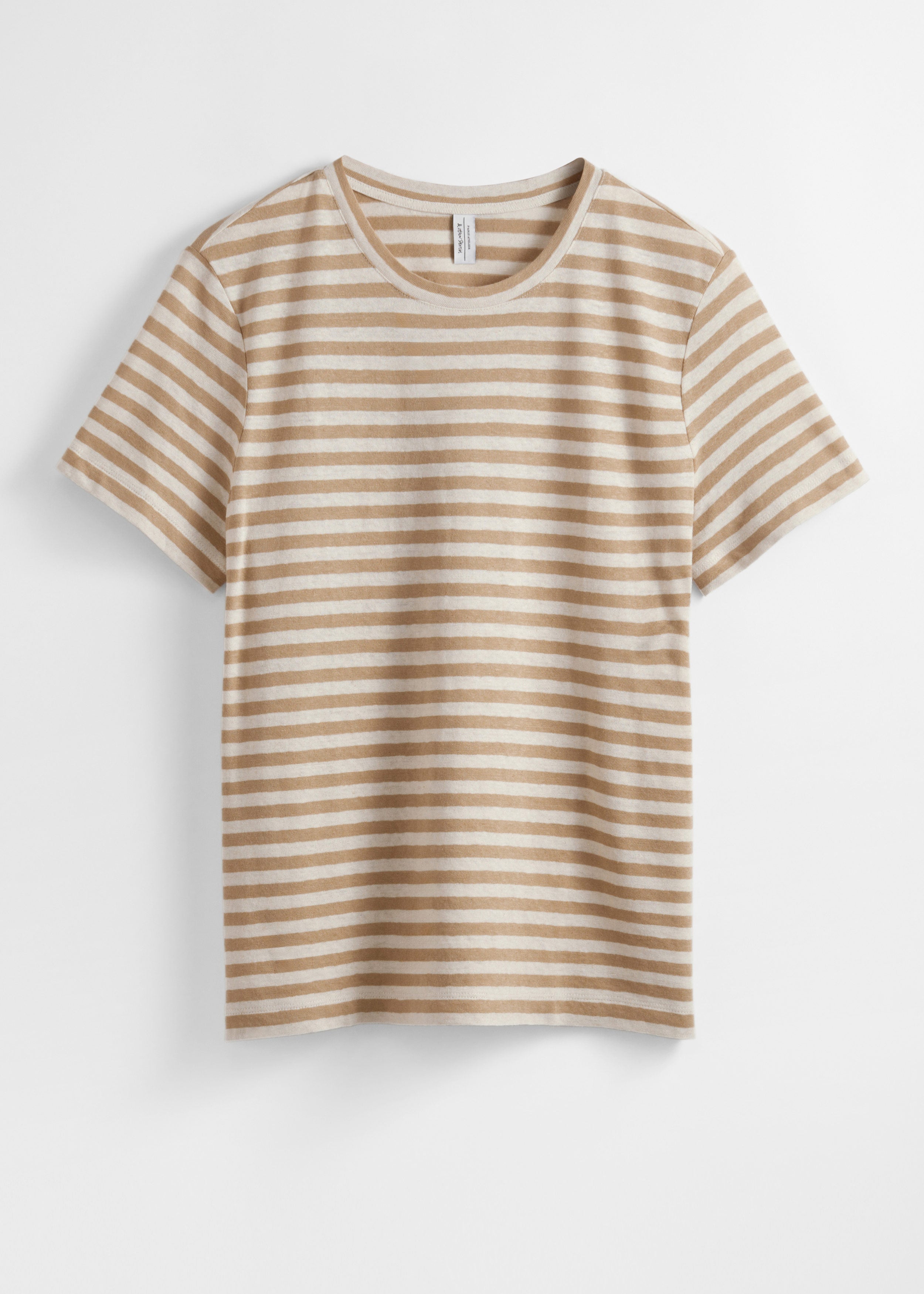 Pa Jolene T-Shirt In Beige Linen For Women