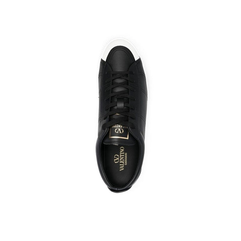 Sneakers - Valentino Garavani Leather - Black