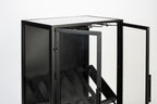 Rob - Wine Cabinet - Pine wood - Black