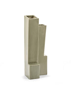 Sculptural Confluence Part 1 Bebop - Vase °7 - Grès - Vert Clair