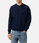Ami De Coeur Sweatshirt – Ami Paris – Navy Blue Red