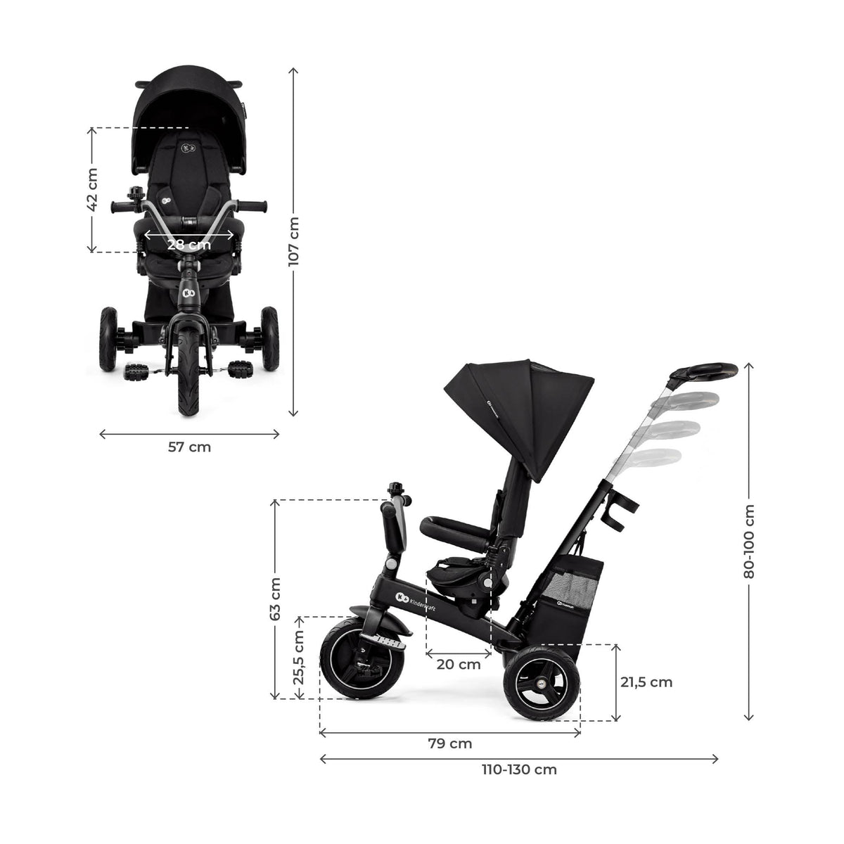 Tricycle Easytwist Noir