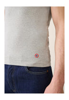 Camiseta De Tirantes Fulminant De Algodón - Gris Jaspeado