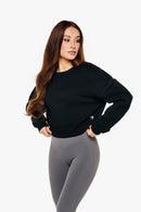 Sweatshirt Fleece  - Black