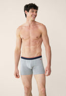 Boxer Long Gris En Coton - Michel Gris