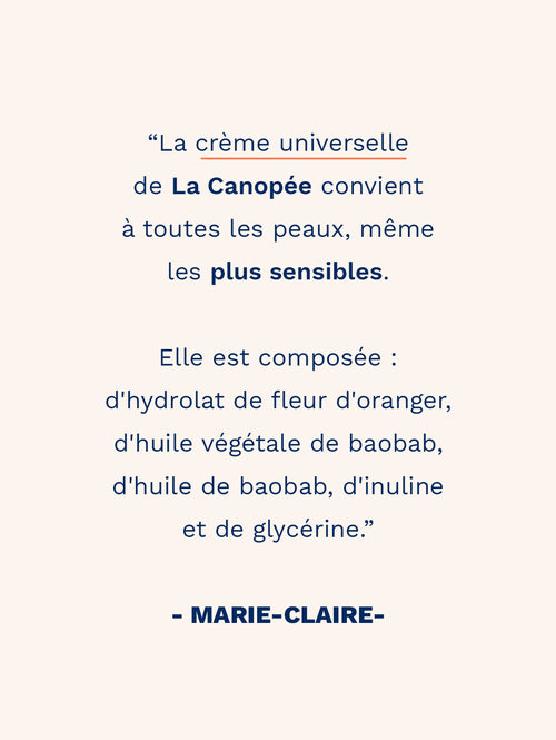 Reassurance La canopée creme universelle