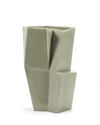 Sculptural Confluence Part 1 Bebop - Vase °6 - Grès - Vert Clair