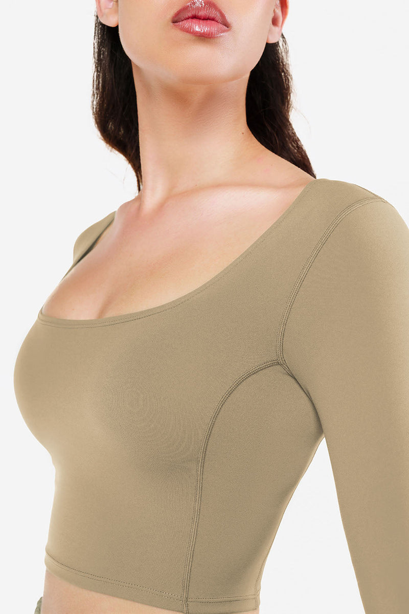 Top Square Manches Longues - Deep Sand