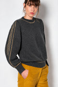Pullover Alix Mohair Mouette Und Gold