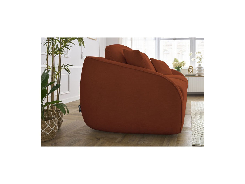 Cezanne Straight Sofa Bed with Express Opening and Smooth Fabric