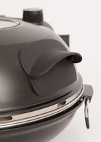 Pizza Maker - Horno de pizza eléctrico con piedra refractaria - Negro