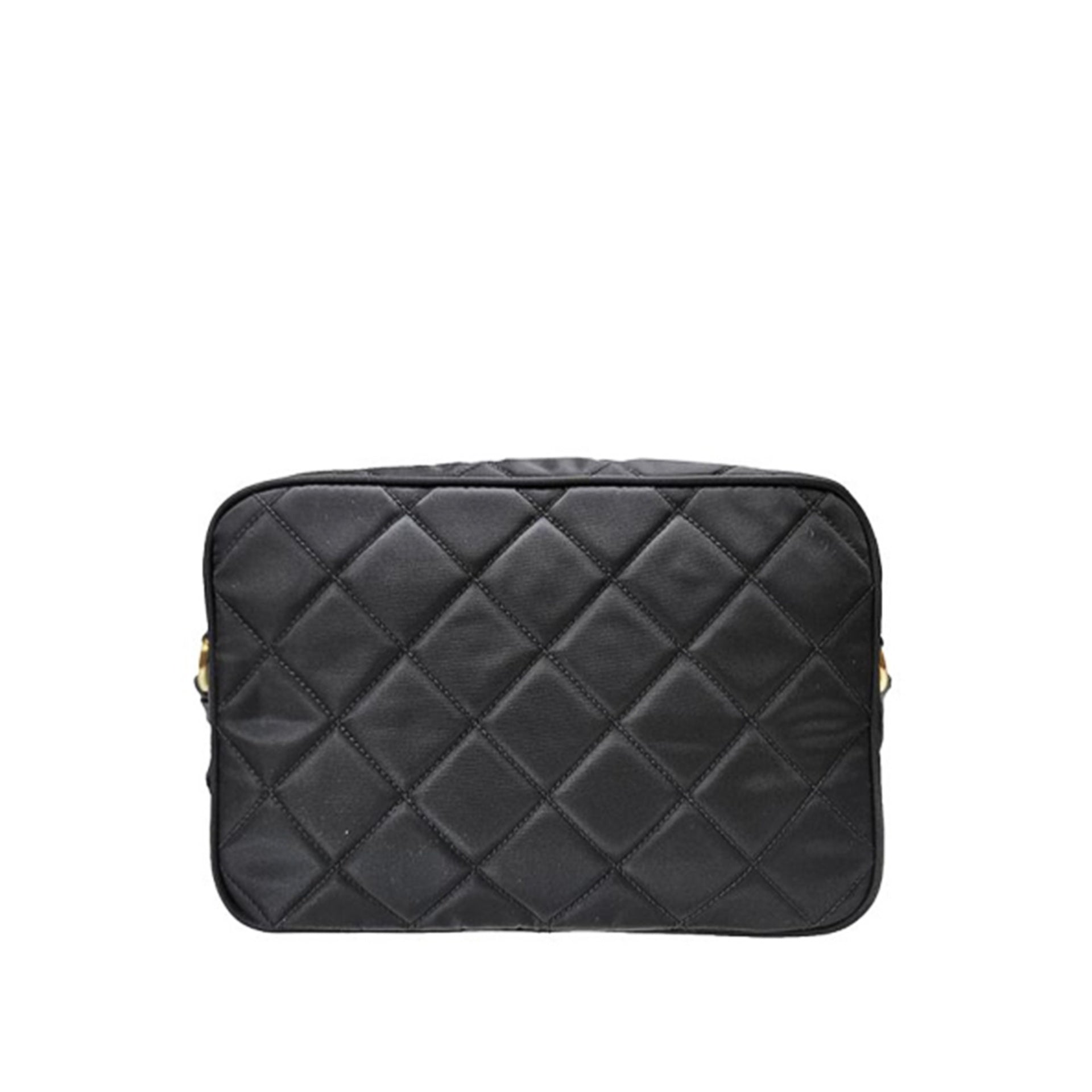 Prada - Bolso para cámara de nailon acolchado - Mujeres - Negro