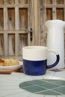 Tasse Minerva - Bleu Et Blanc