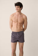 Caleçon Matelas Fuchsia À Rayures En Coton - Jacques Rayures Matelas Fuchsia