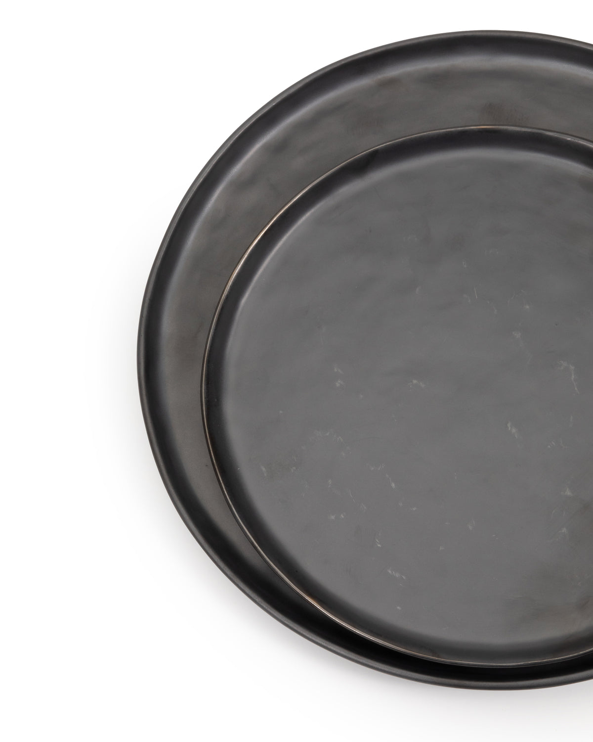 Pure - Assiette - L - Grès - Noir