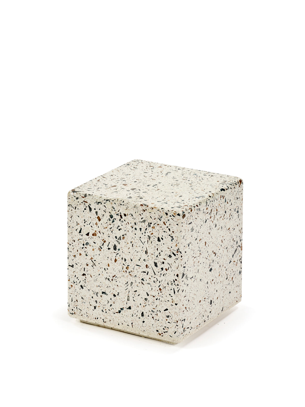 Pawn - Table D'appoint - S - Terrazzo - Blanc