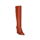 Bottes - Sergio Rossi Leather Heel  - Orange