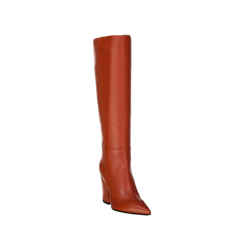 Bottes - Sergio Rossi Leather Heel  - Orange