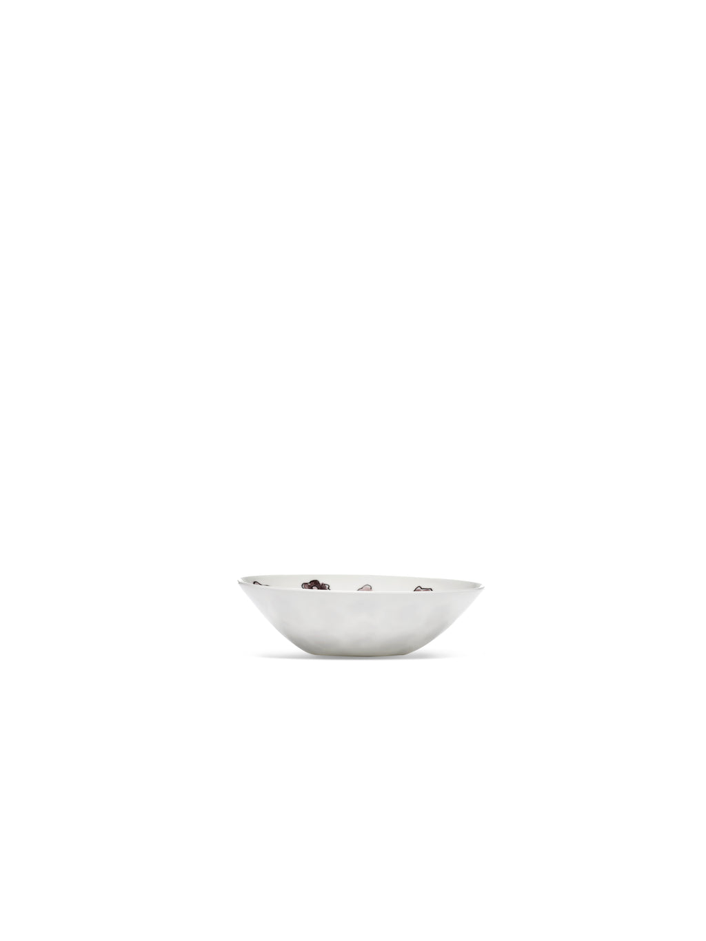 Midnight Flowers - Lot De 2 Bols Bas - S - Porcelaine Bone China - Foncé Viola