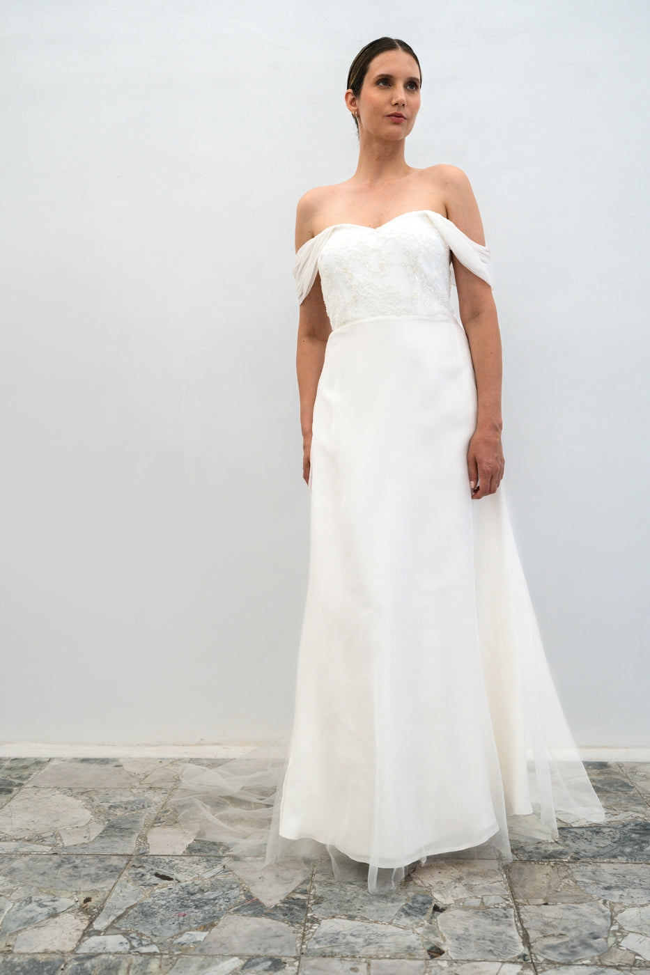 Robe De Mariée Diamant - Blanc Soie