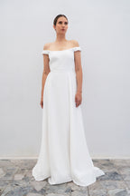 Robe De Mariée Aurore - Blanc Soie