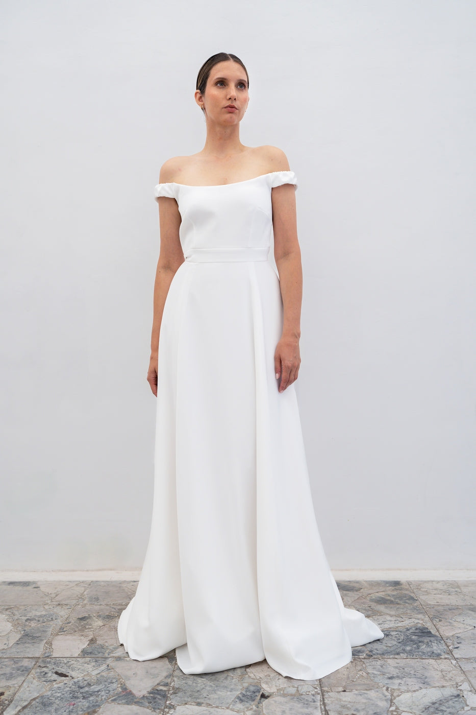 Robe De Mariée Aurore - Blanc Soie